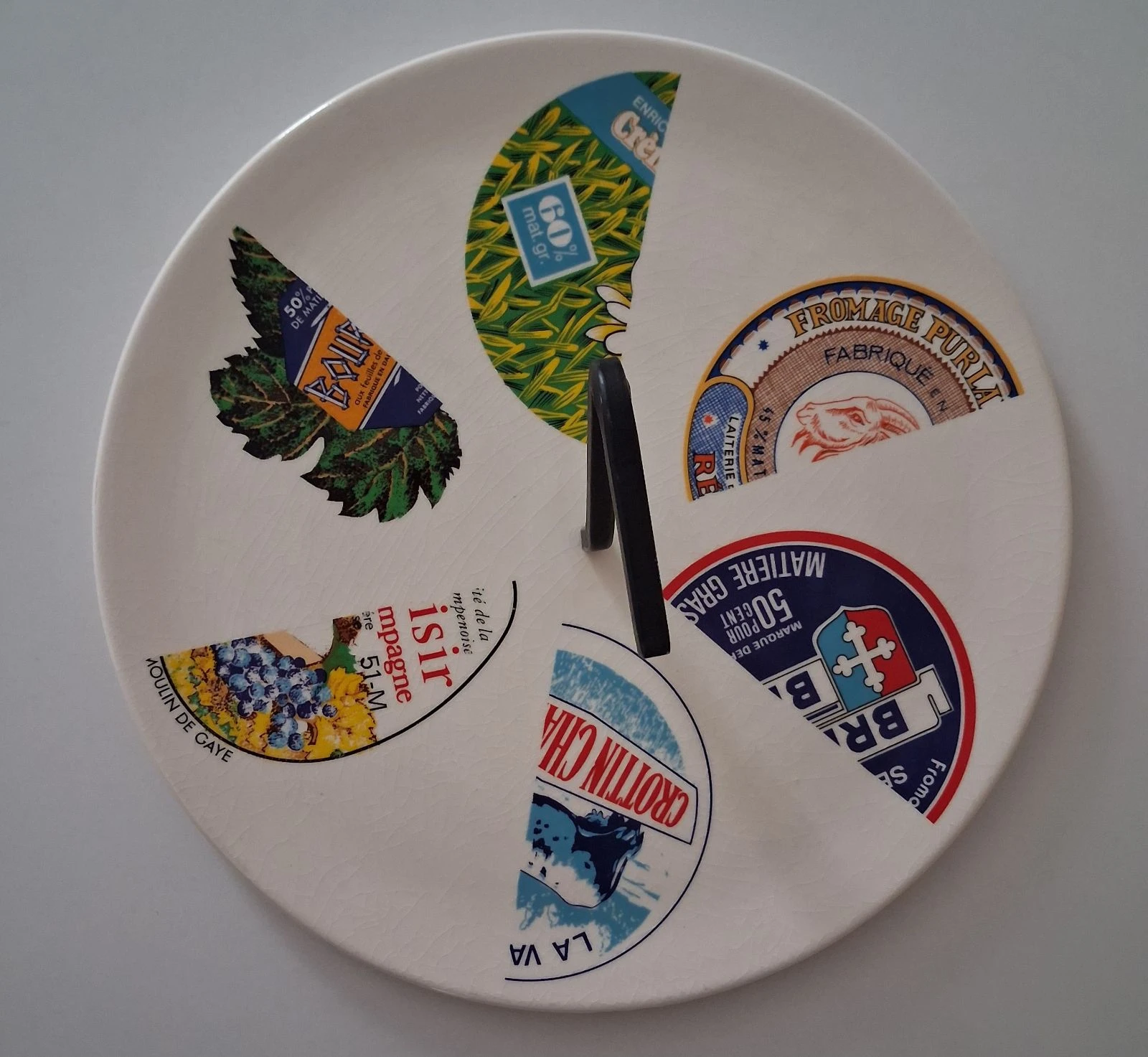 Bandeja de queijos vintage em faiança – photo 3